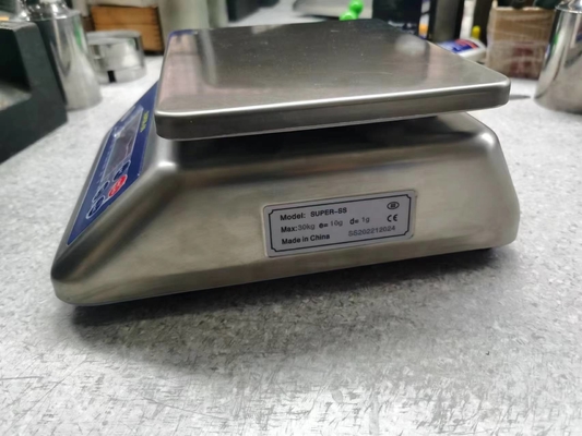 30kg 슈퍼 ss 전자 디지털 방수 IP68 무게 스케일 스테인리스 스틸 디지털 웨이징 테이블 벤치 스케일
