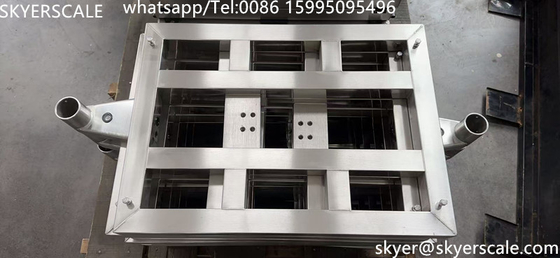 창고 600x700 800kg 스테인리스 스틸 인옥스 플랫폼 스케일
