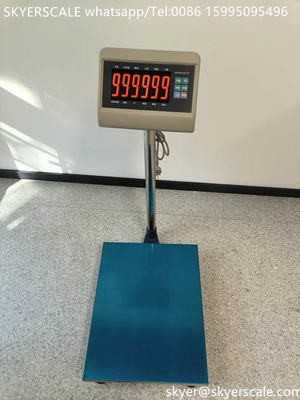 300kg 플랫폼 벤치 스케일 232로 컴퓨터를 연결