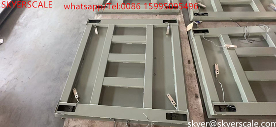 1.5mx1.5m 3톤 산업 무게 가량 디지털 전자 플랫폼 무게 바닥 가량