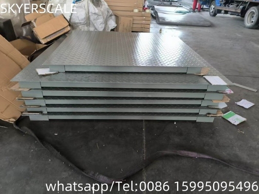 1.5x1.5m 전자 바닥 스케일 플랫폼 A12E 지표와 함께 산업 스케일