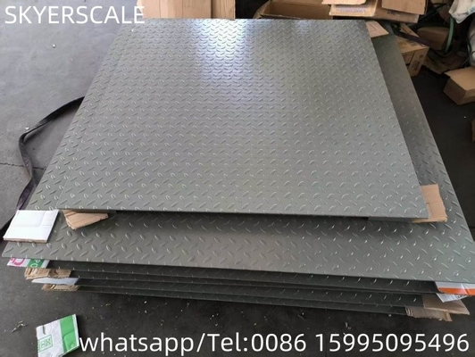 1.5x1.5m 전자 바닥 스케일 플랫폼 A12E 지표와 함께 산업 스케일