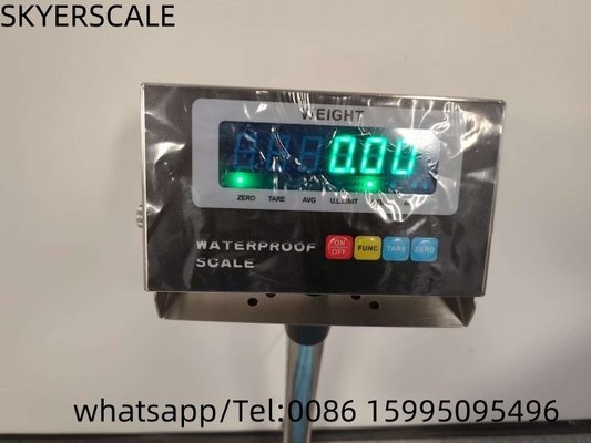 40x50cm 150kg 가량 무게 평형 스테인리스 스틸 녹색 LED 방수 표시기