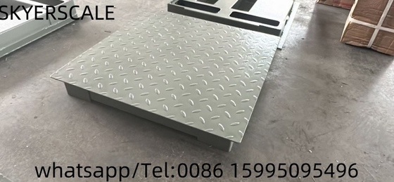 탄소 강철 플랫폼 바닥 무게 스케일 1.22x1.22m 3t XK315A1X 무게 표시기와
