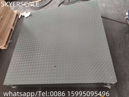 중용 바닥 척도 1.2x1.5m 플랫폼 무게 척도 탄소 강철 3000kg