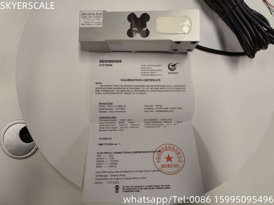 제믹 L6E3 100kg 센서 로드 셀 산업용 벤치 저울