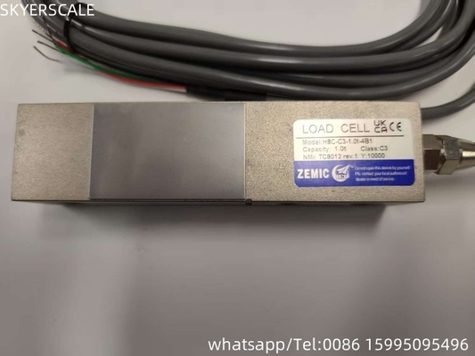 ZEMIC H8C 1톤 C3 클래스 시어 빔 로드 셀 변환기 OIML NETP 가중 센서