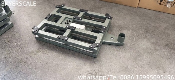 가벼운 강철 디지털 벤치 무게 척도 40x50cm 200kg Zemic L6E3 로드 셀