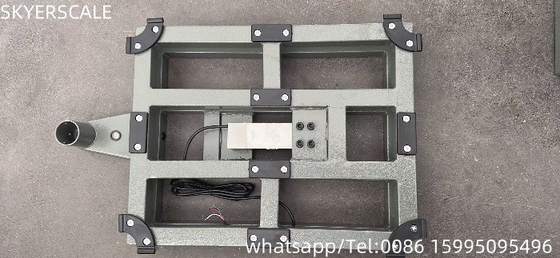 가벼운 강철 디지털 벤치 무게 척도 40x50cm 200kg Zemic L6E3 로드 셀