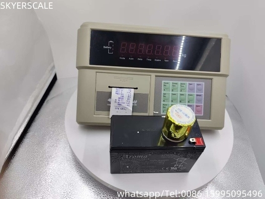 무게 표시기 모니터 플라스틱 YAOHUA XK3190-A9P 트럭 스케일용 프린터 내장
