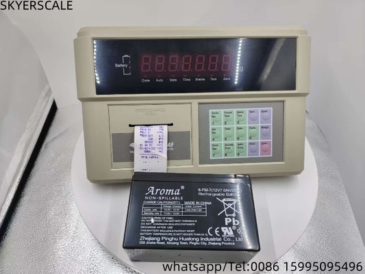 무게 표시기 모니터 플라스틱 YAOHUA XK3190-A9P 트럭 스케일용 프린터 내장