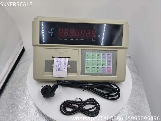 무게 표시기 모니터 플라스틱 YAOHUA XK3190-A9P 트럭 스케일용 프린터 내장