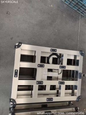 304 스테인리스 스틸 600x800mm 전자 무게 척도 500kg 벤치 척도 플랫폼