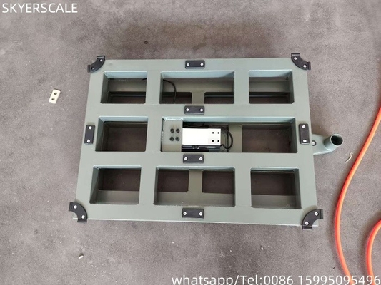 디지털 탄소 스틸 50x50xm 500kg 플랫폼 스케일 A12E 가중 표시기와 함께 벤치 스케일