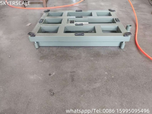 디지털 탄소 스틸 50x50xm 500kg 플랫폼 스케일 A12E 가중 표시기와 함께 벤치 스케일