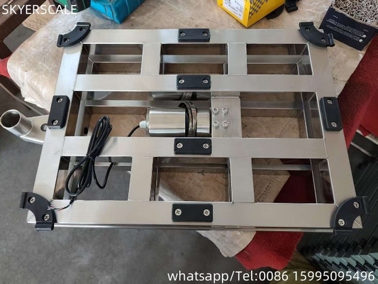 304 스테인리스 스틸 80x80cm 벤치 스케일 Inox 중량 플랫폼 스케일 800kg