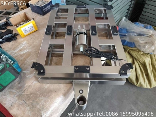 304 스테인리스 스틸 80x80cm 벤치 스케일 Inox 중량 플랫폼 스케일 800kg