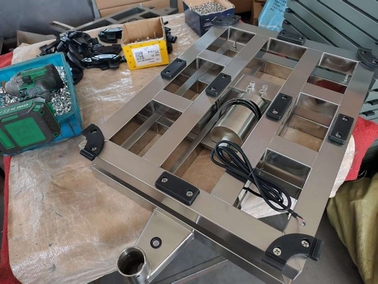 304 스테인리스 스틸 80x80cm 벤치 스케일 Inox 중량 플랫폼 스케일 800kg