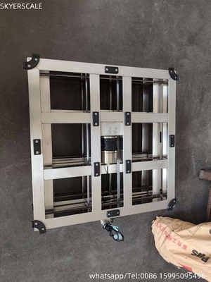 304 스테인리스 스틸 벤치 스케일 600x600mm 600kg 디지털 전자 플랫폼 스케일
