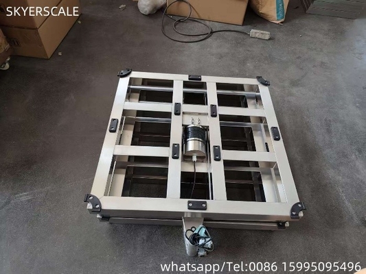 304 스테인리스 스틸 500x500mm 500kg 디지털 벤치 스케일 프레임과 플랫폼