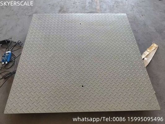 1.2x2m 3t 디지털 산업 탄소 강철 플랫폼 바닥 스케일