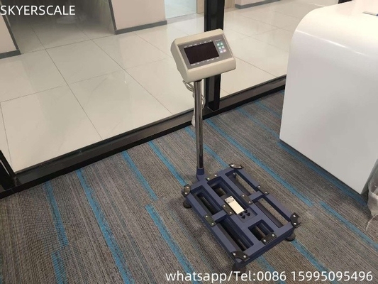 디지털 탄소 강철 45x60cm 300kg 플랫폼 스케일 T7+E 가중 표시기와 함께 벤치 스케일