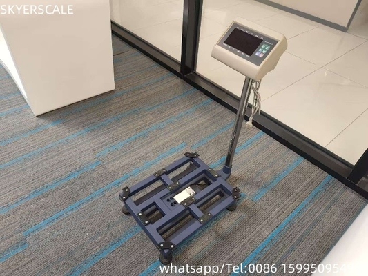 디지털 탄소 강철 45x60cm 300kg 플랫폼 스케일 T7+E 가중 표시기와 함께 벤치 스케일