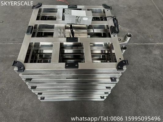 600x600mm 500kg 304 완전 스테인레스 스틸 무게 플랫폼 스케일