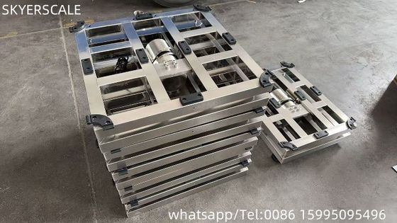304 스테인레스 스틸 고정밀 450*600mm 범위 300KG 전자 무게 스케일