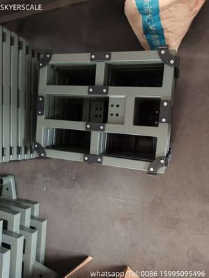 500x600mm 300kg 카튼 스틸 플랫폼 무게 가량 산업 무게 벤치 가량 KELI UDA 또는 zemic L6G 로드 셀