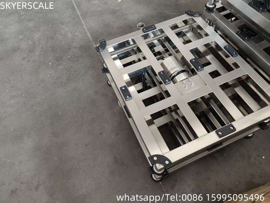 디지털 벤치 스케일 방수 스테인리스 스틸 500x600mm 500kg 무게 인쇄 스케일 LED 전자 표시기