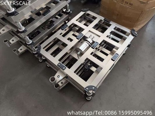 디지털 벤치 스케일 방수 스테인리스 스틸 500x600mm 500kg 무게 인쇄 스케일 LED 전자 표시기
