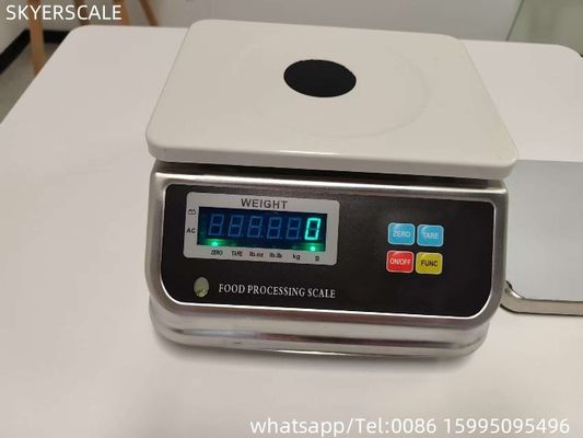 전자 IP68 D6 시리즈 스테인리스 스틸 방수 무게 척도 테이블 상위 디지털 무게 척도