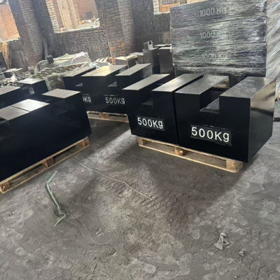 고품질 500KG 1000KG 2000KG 직사각형 평면 주철 무게 검은 M1 클래스 낮은 가격