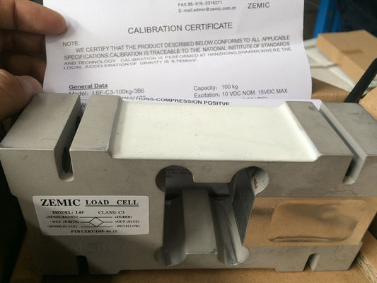 OIML 승인을 가진 전자 무게를 다는 장치 50kg-2t를 위한 짐 세포를 재는 ZEMIC L6F