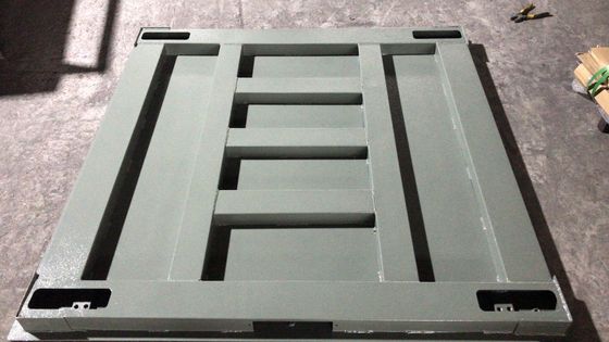 스케일 전자 플랫폼 바닥 스케일을 심사숙고하는 한 개의 책상 1.2x1.2m-3t 구멍 없는 디지털